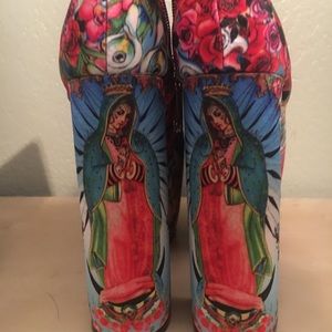 Iron Fist platform heels